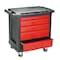Rubbermaid Commercial Mobile Workcenter, 5 Drawer, Black, 32-1/2 in W x 20 in D x 33-1/2 in H FG773488BLA - alternate 1